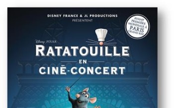 Ciné Concert Ratatouille à Paris, pour les vacances de la Toussaint