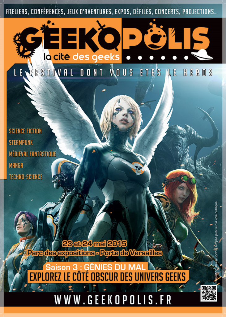 Le festival Geekopolis à Paris les 23 et 24 mai 2015