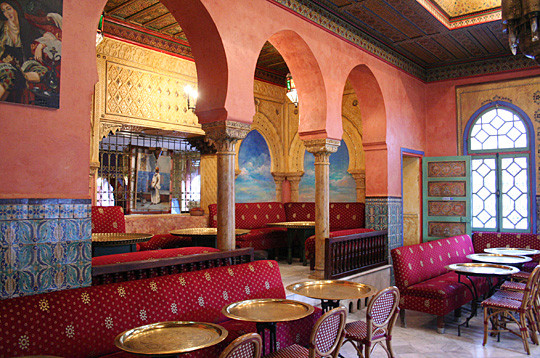 Salon de thé de la mosquée de Paris