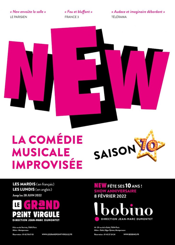 New, la comédie musicale improvisée