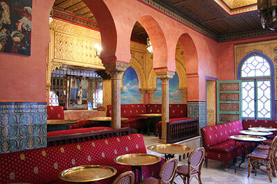 Salon de thé de la mosquée de Paris