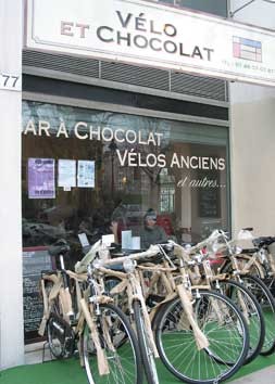Vélo et chocolat - Paris