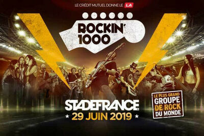 Rockin 1000 au Stade de France