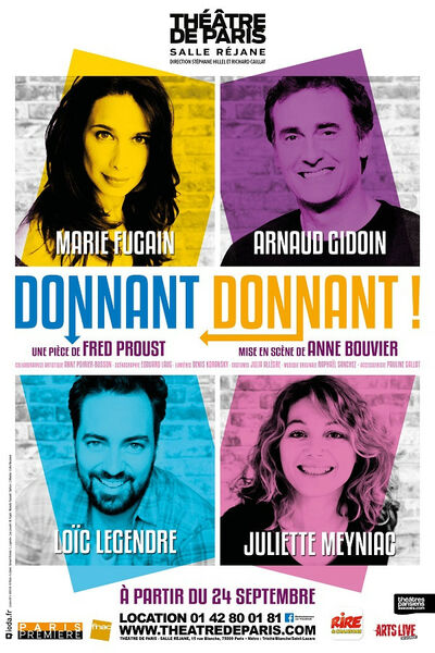 Donnant-donnant, au Théâtre de Paris
